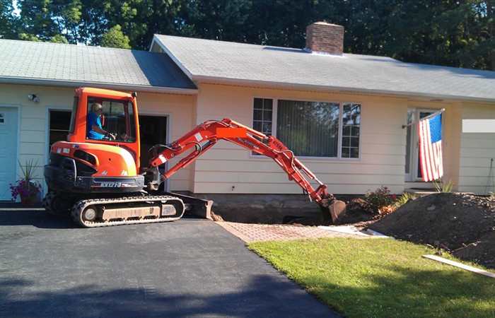 Removing residential fuel tank